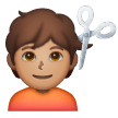 Person Getting Haircut Emoji Samsung