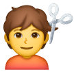 Person Getting Haircut Emoji Samsung
