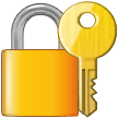 Locked With Key Emoji Samsung