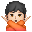Person Gesturing No Emoji Samsung