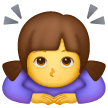 Woman Bowing Emoji Samsung