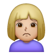 Woman Frowning Emoji Samsung