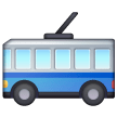 Trolleybus Emoji Samsung