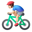 Man Biking Emoji Samsung