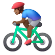 Man Biking Emoji Samsung