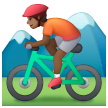 Person Mountain Biking Emoji Samsung