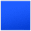 Large Blue Square Emoji Samsung
