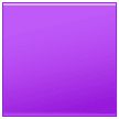 Large Purple Square Emoji Samsung