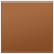 Large Brown Square Emoji Samsung