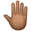 Raised Back Of Hand Emoji Samsung