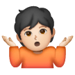 Person Shrugging Emoji Samsung