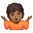 Person Shrugging Emoji Samsung