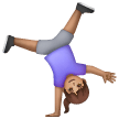 Woman Cartwheeling Emoji Samsung