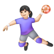 Woman Playing Handball Emoji Samsung