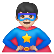 Man Superhero Emoji Samsung