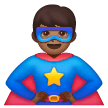 Man Superhero Emoji Samsung