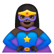 Woman Superhero Emoji Samsung