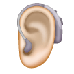 Ear With Hearing Aid Emoji Samsung