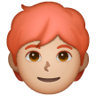 Person Red Hair Emoji Samsung