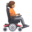 Person In Motorized Wheelchair Facing Right Emoji Samsung