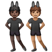 People With Bunny Ears Emoji Samsung