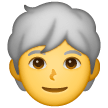 Person White Hair Emoji Samsung