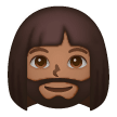 Woman Beard Emoji Samsung