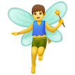Man Fairy Emoji Samsung