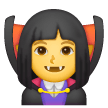 Woman Vampire Emoji Samsung