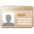 Identification Card Emoji Samsung