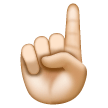 Index Pointing Up Emoji Samsung