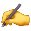 Writing Hand Emoji Samsung