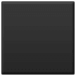 Black Large Square Emoji Samsung