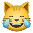 Cat With Tears Of Joy Emoji Samsung