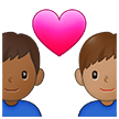 Couple With Heart Man Man Emoji Samsung