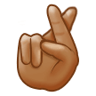 Crossed Fingers Emoji Samsung