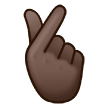 Hand With Index Finger And Thumb Crossed Emoji Samsung