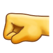 Left Facing Fist Emoji Samsung