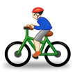 Man Biking Emoji Samsung