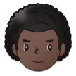 Man Curly Hair Emoji Samsung