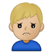 Man Frowning Emoji Samsung