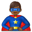 Man Superhero Emoji Samsung