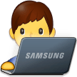 Man Technologist Emoji Samsung