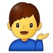 Man Tipping Hand Emoji Samsung