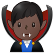 Man Vampire Emoji Samsung