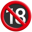 No One Under Eighteen Emoji Samsung