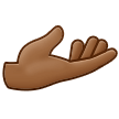 Palm Up Hand Emoji Samsung