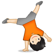 Person Cartwheeling Emoji Samsung