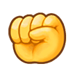Raised Fist Emoji Samsung