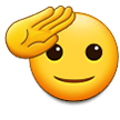 Saluting Face Emoji Samsung